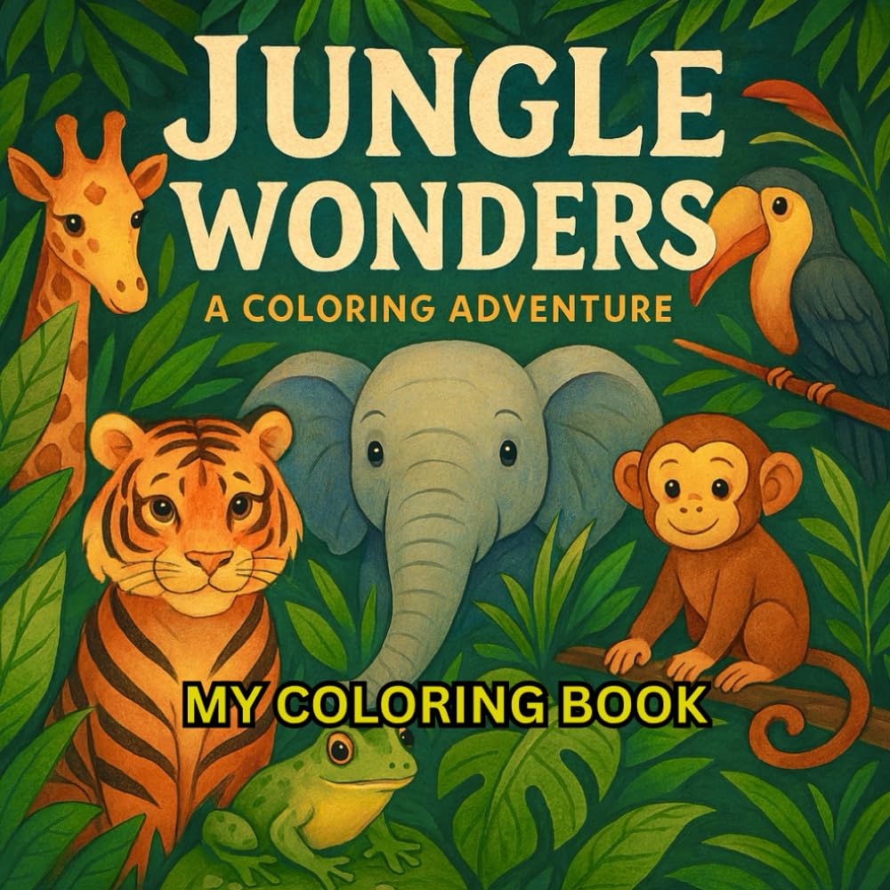 JUNGLE WONDERS: A COLORING ADVENTURE