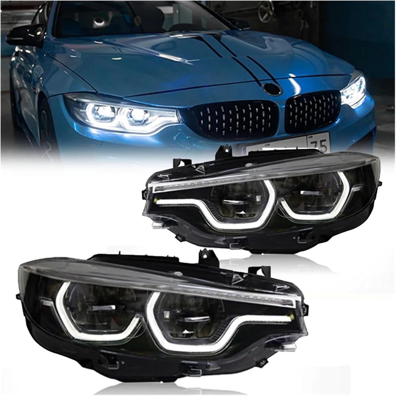 新品】BMW イエロー デイライト モジュール F80 F82 F32 F36 と互換性