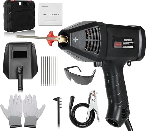 Máquina de soldadura portátil de 110 V con inversor IGBT 6 Ajustadores de corriente variable 20-200Amp Salida de soldadura Soldador portátil para