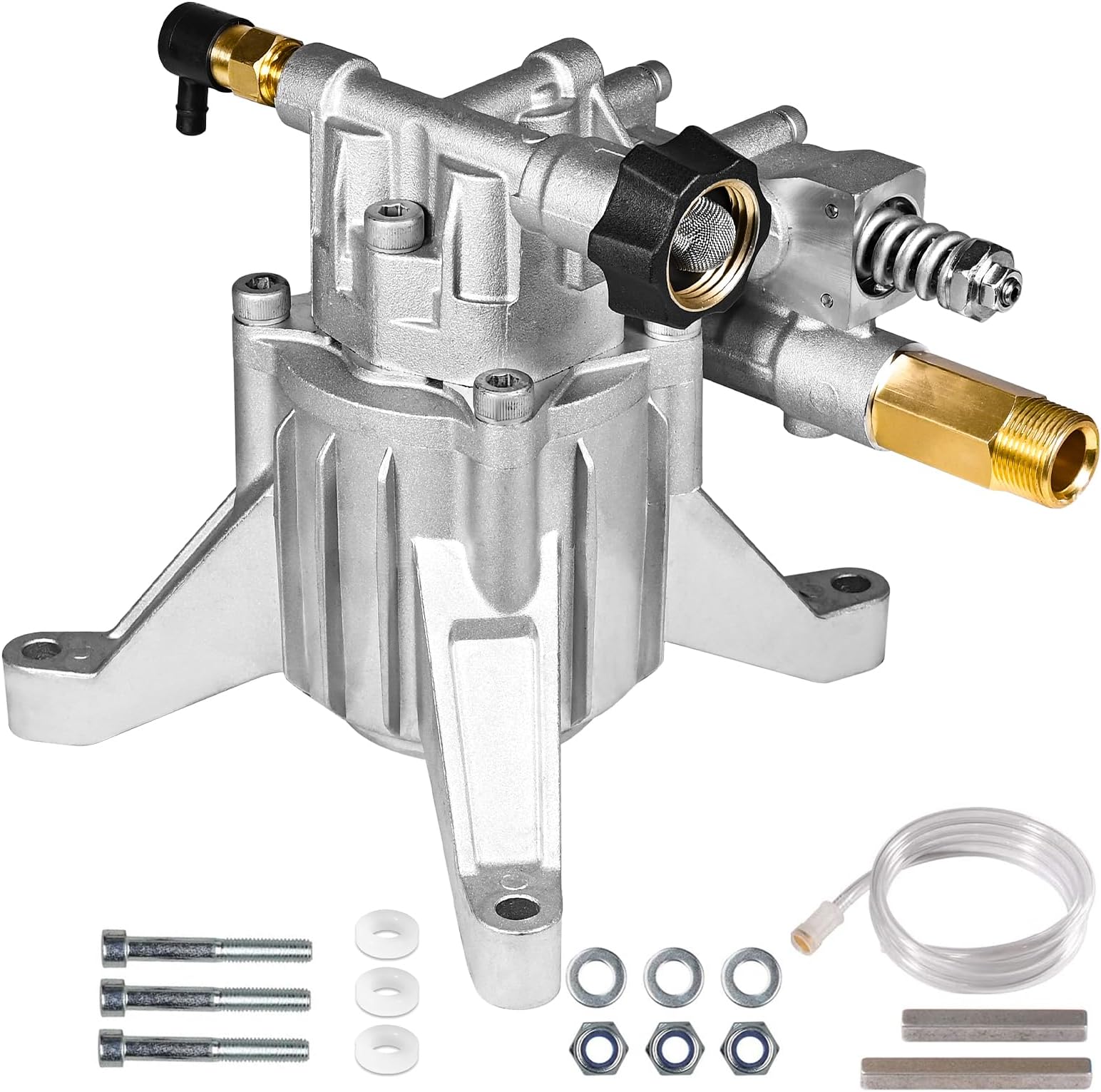 7/8" Shaft Vertical Pressure Washer Pump Rear Inlet/Outlet 3000 PSI @ 2.5 GPM Replacement Pump for Power Washers, Compatible with 308653045, 308653052, 308653078, GCV190 and more