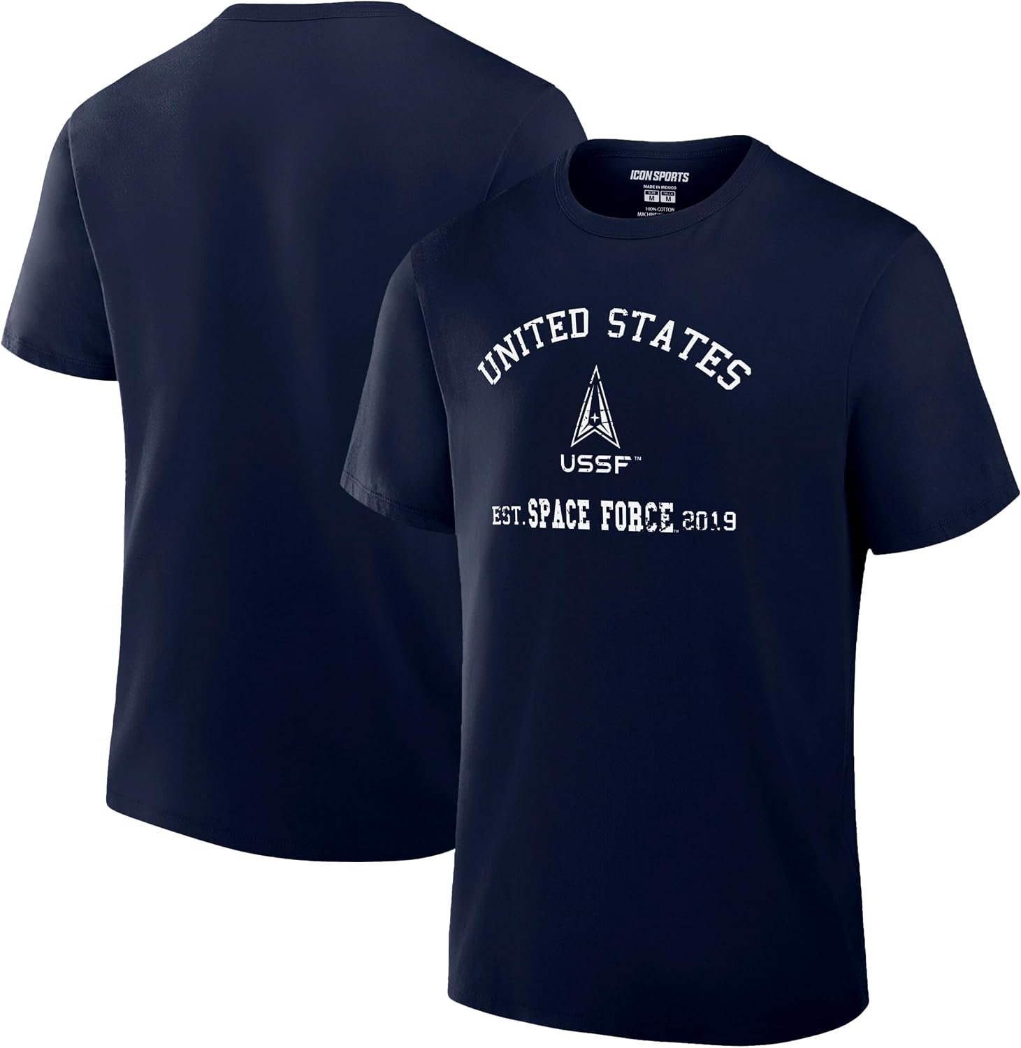 Icon Sports Space Force Cotton T-Shirt - Unisex Adult