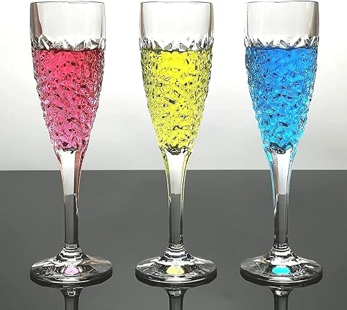 Miniatura 7 de [Parece vidrio] Juego de 6 copas de champán irrompibles para bodas, fiestas, vasos de champán de plástico Tritan transparente, aptos para