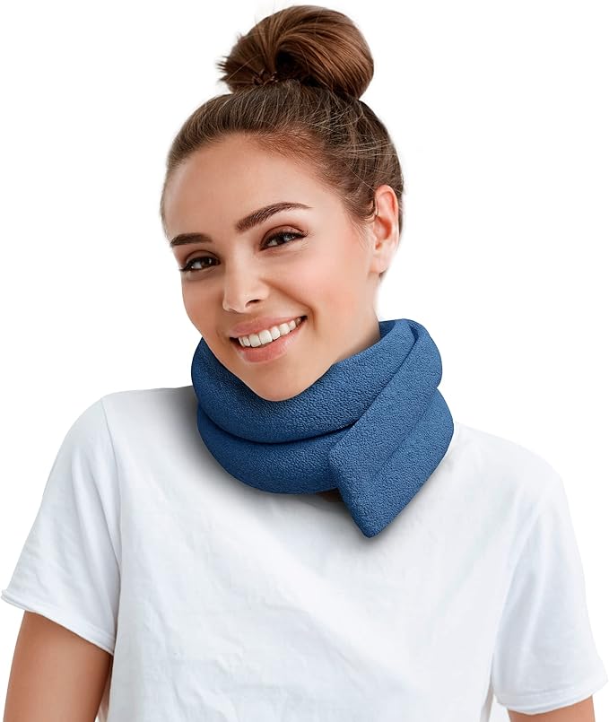 Hot or Cold Therapy Neck Wrap (17.7” Long) Filling Neck