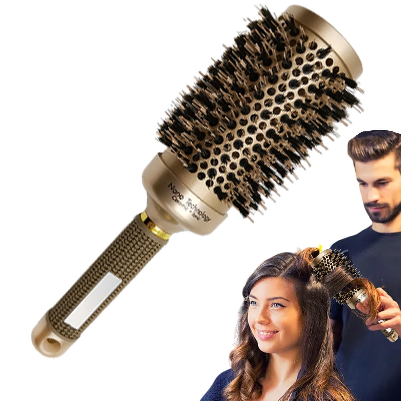 Runder Kamm – Haarbürsten-Styler für lockiges Haar, lockiges Haar