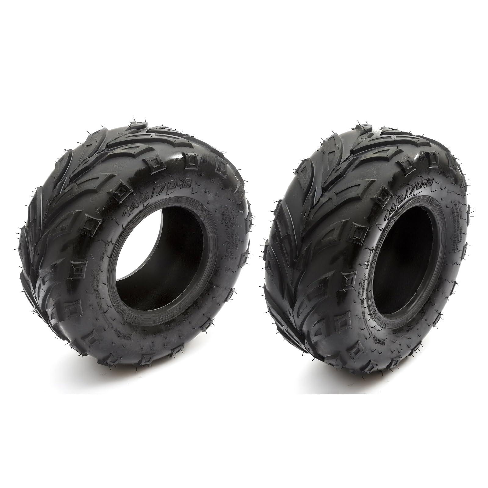 2 Quad Bike Tyre 145/70-6 Inch Fits Meerkats & LT50 Chinese Quads/ATV