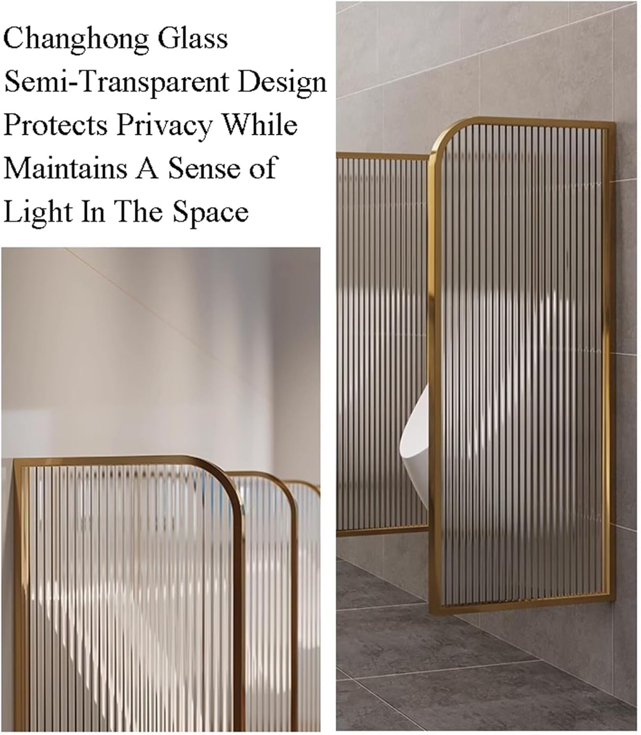 Black Urinal Privacy Screen - Waterproof Toilet Partition for Adult Use, Ideal for Hotels & Public Restrooms, 1PC Protective Baffle Partition