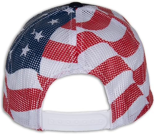 Miniatura 5 de Gorra de béisbol azul para hombre con diseño de estrellas y rayas, patriótica, ajustable, para automóvil, rojo, blanco, azul