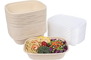 JAYEEY Disposable Bowls with Lids