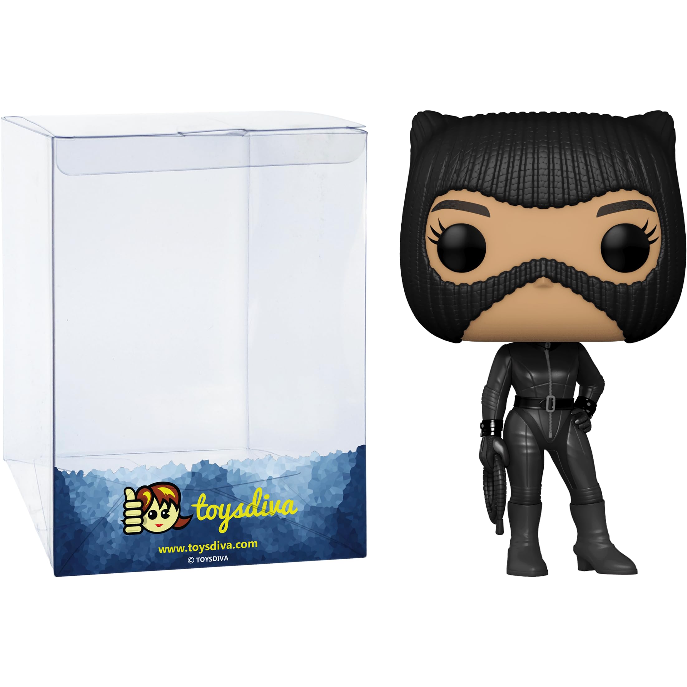 Selina Kyle: P o p ! Heroes Vinyl Figurine Bundle with 1 Compatible 'ToysDiva' Graphic Protector (1190-59279 - B)