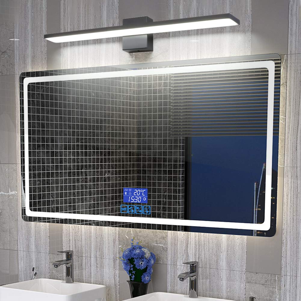 Ralbay 24 Inch Diable Black LED Odern Vanity Light 24W Frosted