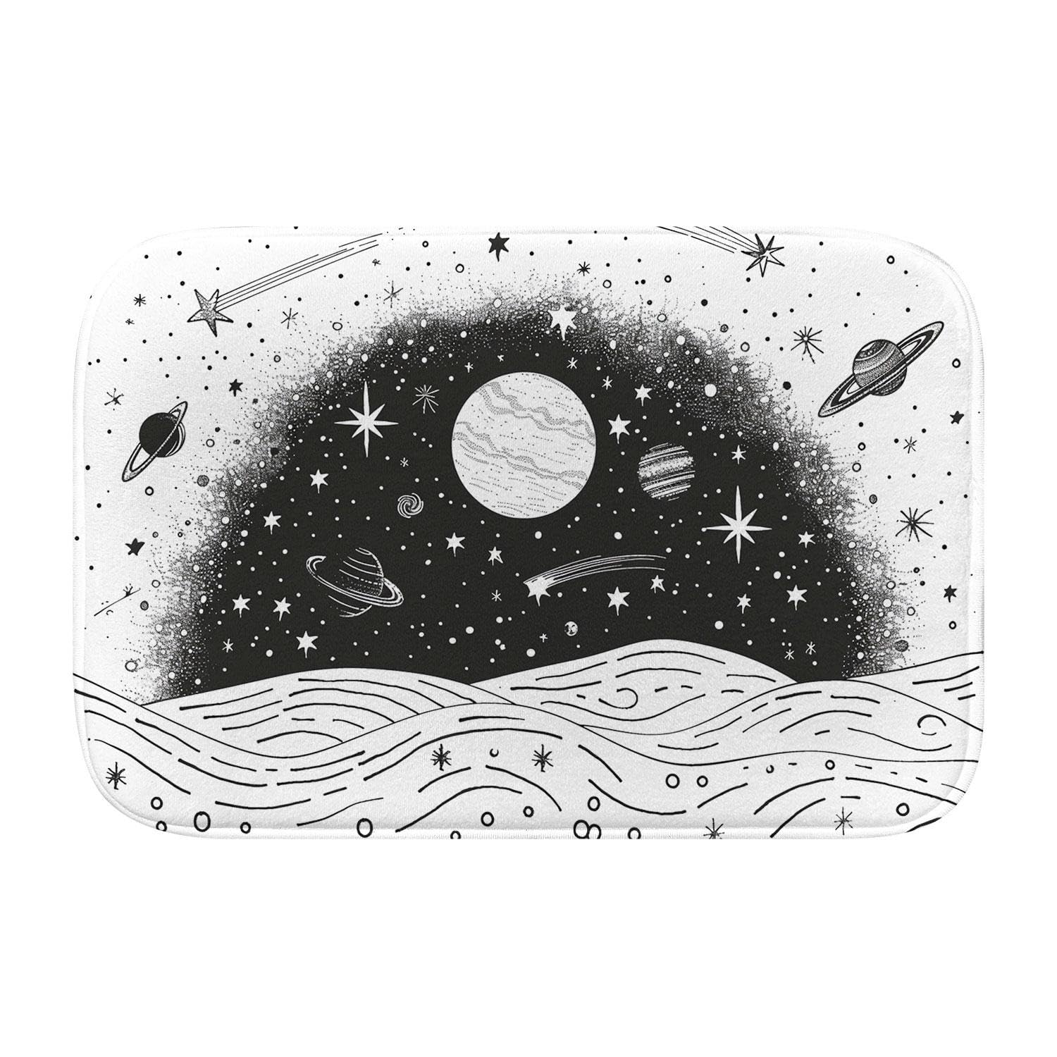 Tapis de bain planètes de l'univers VCS absorbant taille M