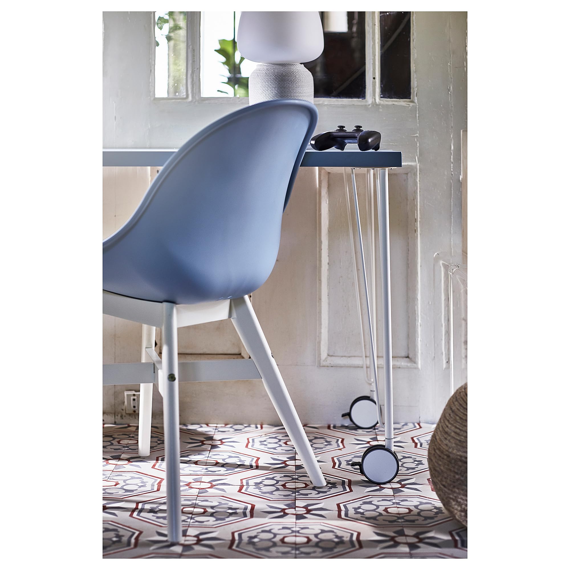 Patas KRILLE con ruedas, 70 cm, color blanco