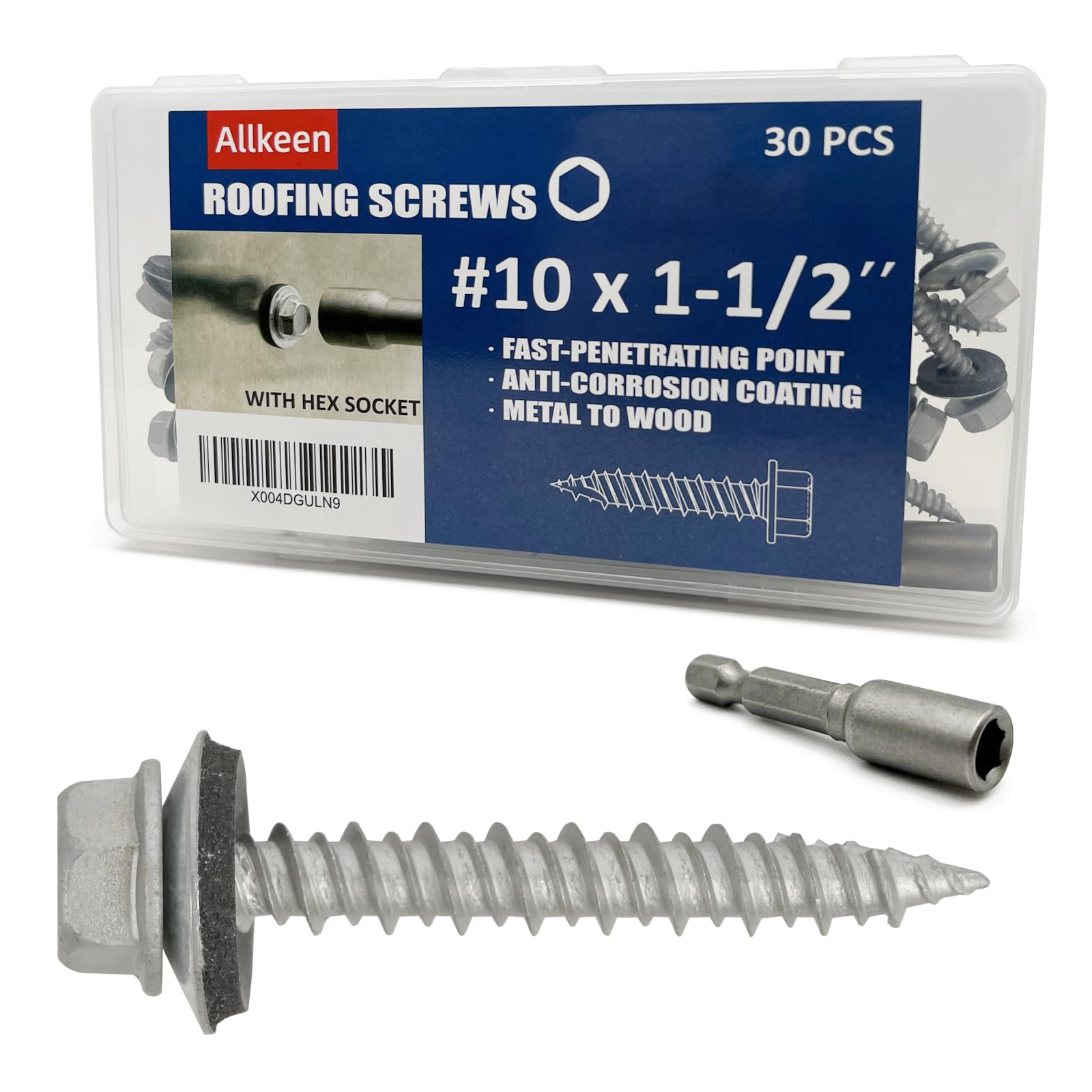 Rustpert Sheet Metal Screws - 60 Pack -8