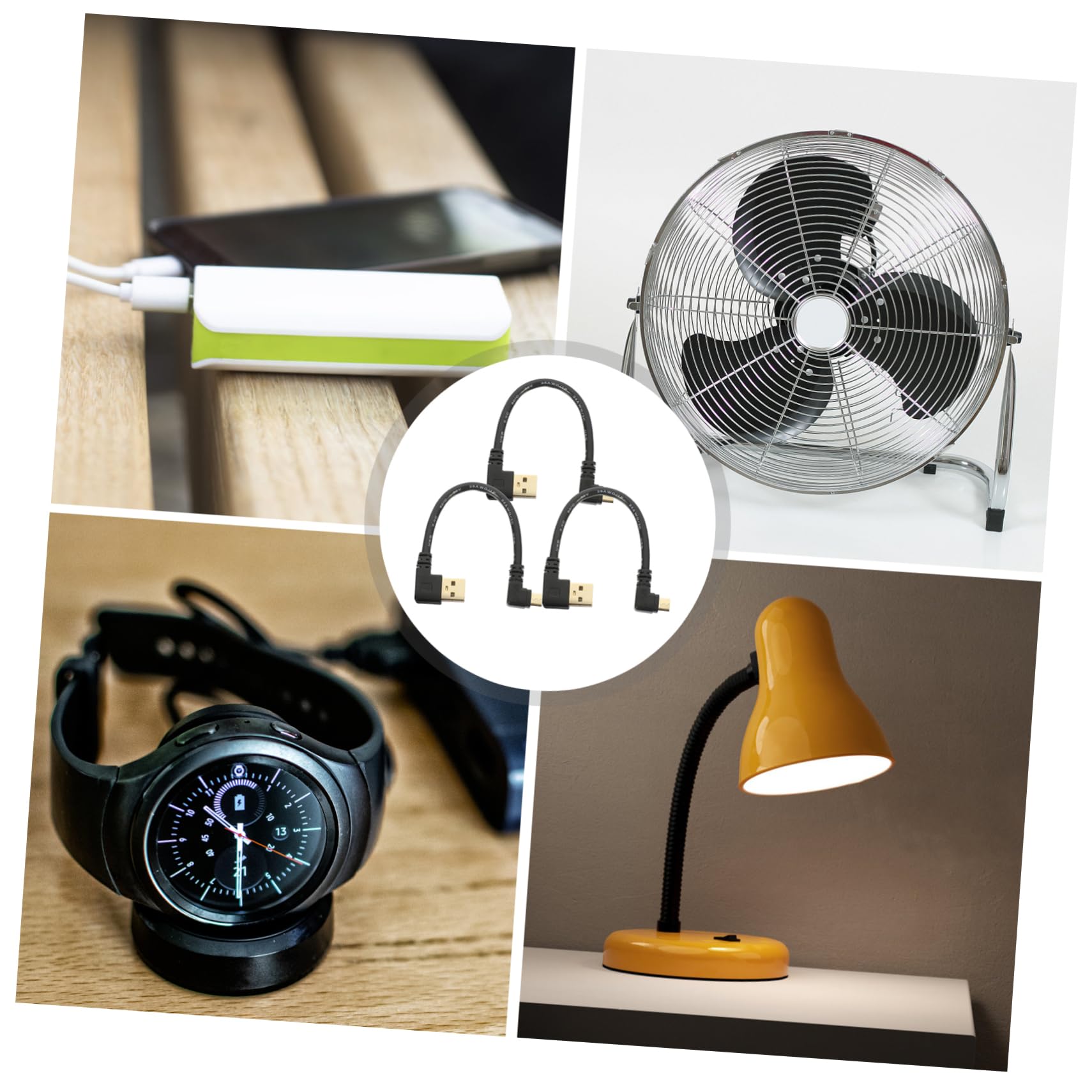 15pezzi Cavo Usb Gradi Da Cavo Di Ricarica e Trasferimento Dati Per Dispositivi Design Compatto e Resistente Per Uso Quotidiano e Viaggi