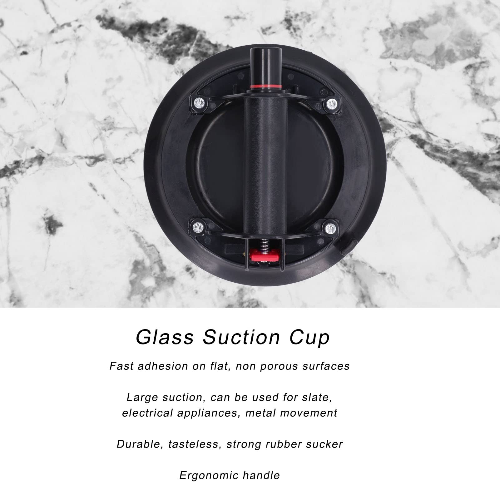 Cryfokt Ventosa a Suction Cup in Gomma Pesante 8 Pollici per Sollevamento