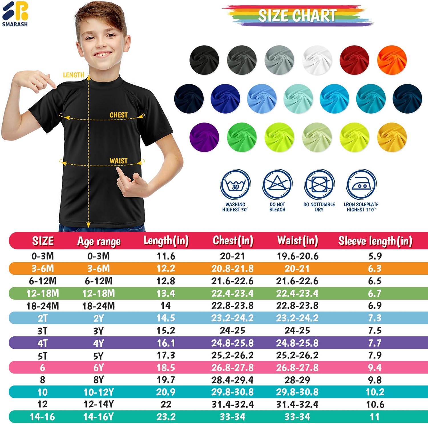Boys Rash Guard Short Sleeve UPF 50+ Sun Protection Swim Shirt Rashguard Fishing Surf Quick Dry Cool Beach Clothes for Toddler Youth Kids Black Size 12-14 - Image 4
