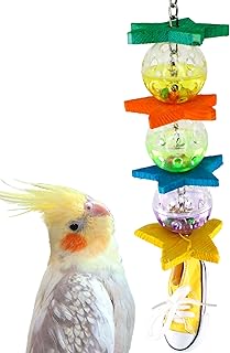 1355 Kick Ball Sneaker Bonka Bird Toys Colorful Plastic Wood Parrot Parrotlet Quaker Budgie Cockatie