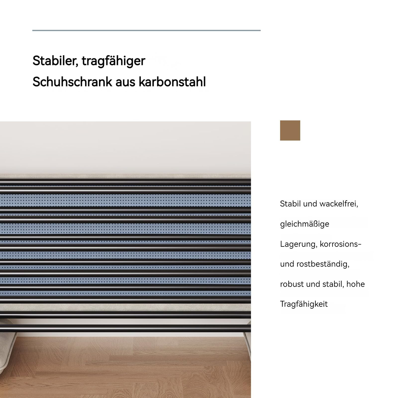 Miuuod 120cm Entryway Shoe Rack with Cushion Padded Seat, 2-Tier Shoe Bench for Entry, Stable Shoes Organizer for Entry, Hallway, Living Room, Bedroom