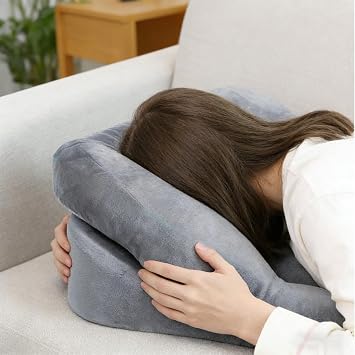 Face Down Pillow for Eye Surgery Recovery, Vitrectomy Pillows Sleeping Support Cushion with Adjustable Stand & Chest Pad, Prone Pillow for Macular Hole Patients During Recovery