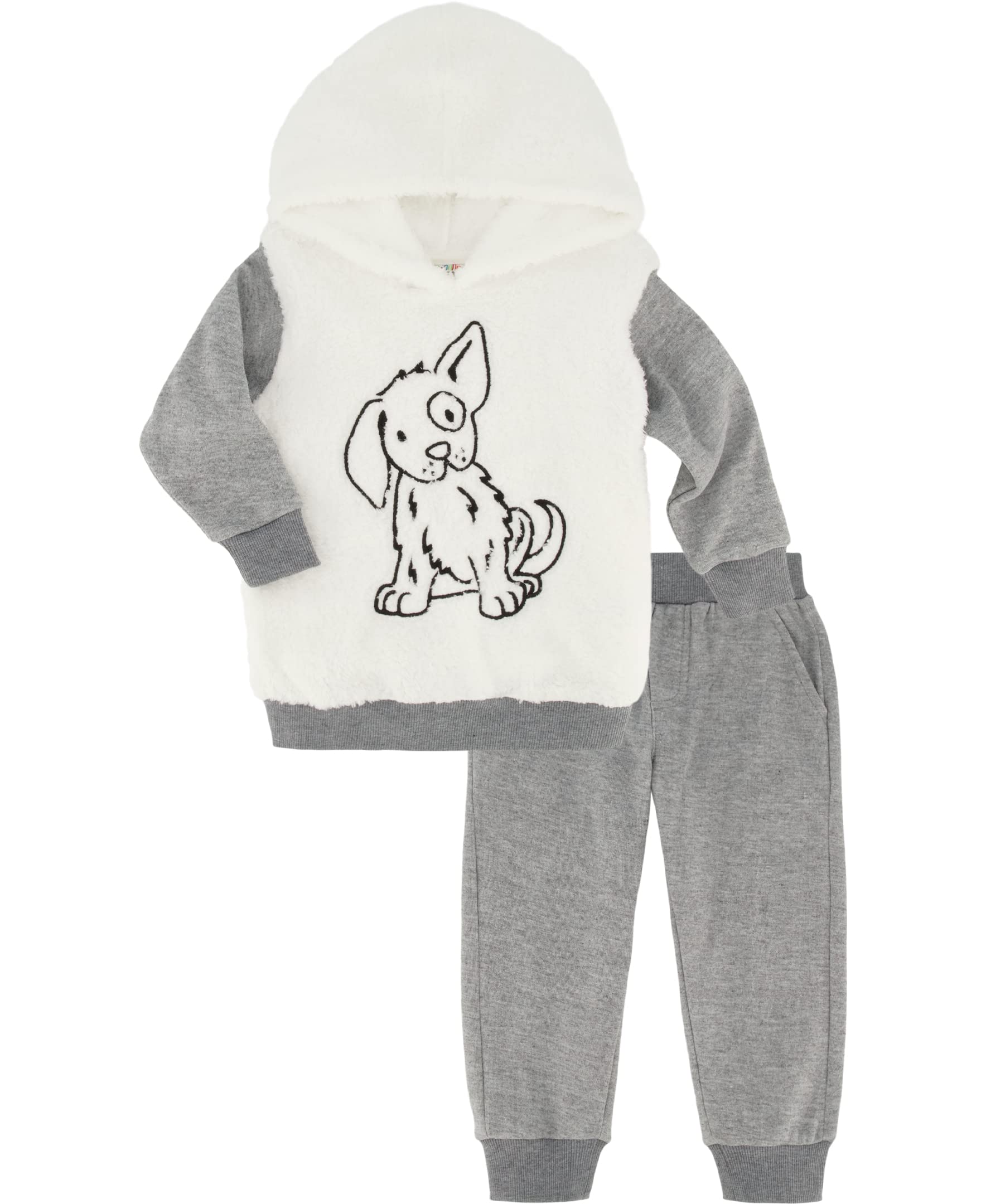 Kids Headquarters Boys' 2 Pieces Hooded Jog Set