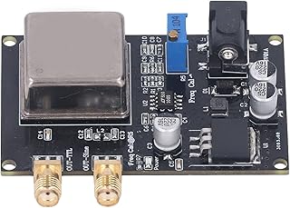 10MHz Crystal Oscillator Thermostat Board, Easy to Connect Ultra Low Phase Noise OCXO Frequency Standard Module SMA Female Interface with Cable for Audio System