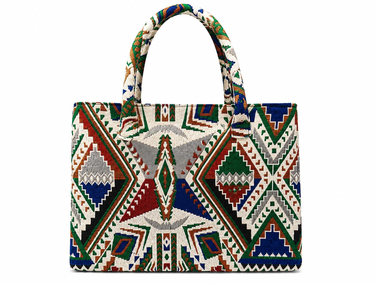Solapur Warli Printed Cotton Tote Bag for Women | 100% Cotton Reusable Shopping Tote-image-9