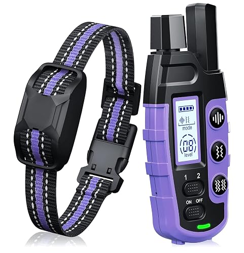 Collar de Adiestramiento para Perros, Alcance de 2600m, 3 Modos Ajustables