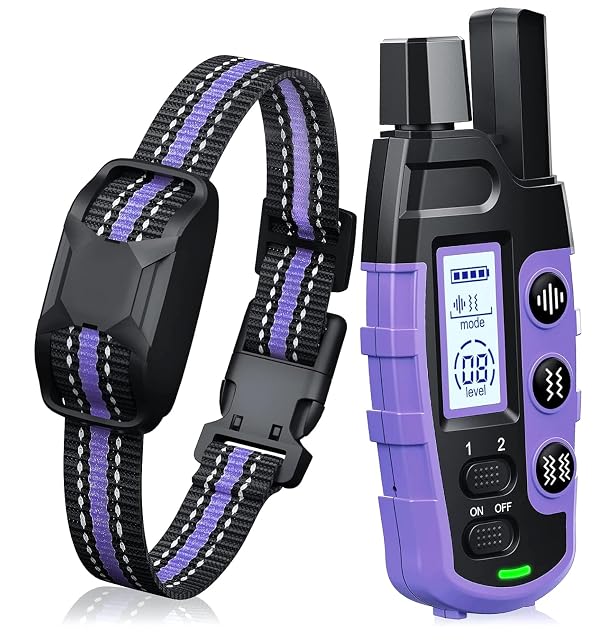 Collar de Adiestramiento para Perros, Alcance de 2600m, 3 Modos Ajustables