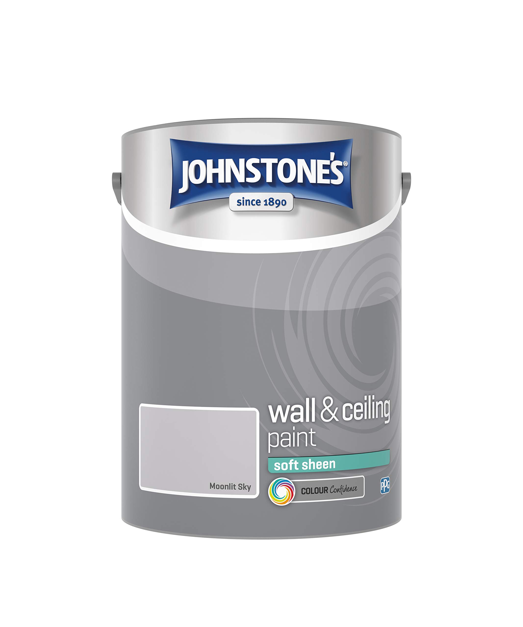 Johnstone's Wall & Ceiling Moonlit Sky Soft Sheen Paint5L from B&Q