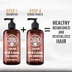 Viking Revolution Sandalwood Men's Shampoo with Biotin and Jojoba Oil - Men Shampoo Natural Hairs Shampoo for Men with Vitamin B5 - Hair Shampoo for Mens Shampoo for Hair (17 Oz)