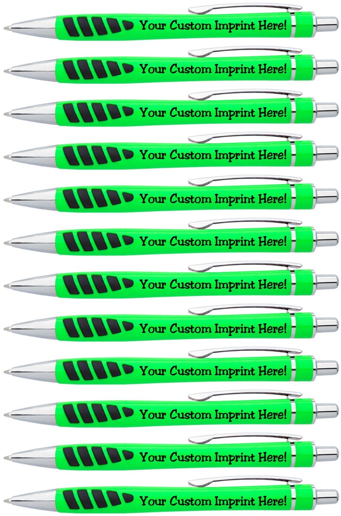 ExpressDesigns™ - Your Name or Imprint on our Custom Printed Addison Ballpoint Pen - Rubber Grip For Writing Comfort And Control, black ink, medium