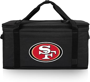 Picnic TIME NFL 64 Can Collapsible Cooler, Black