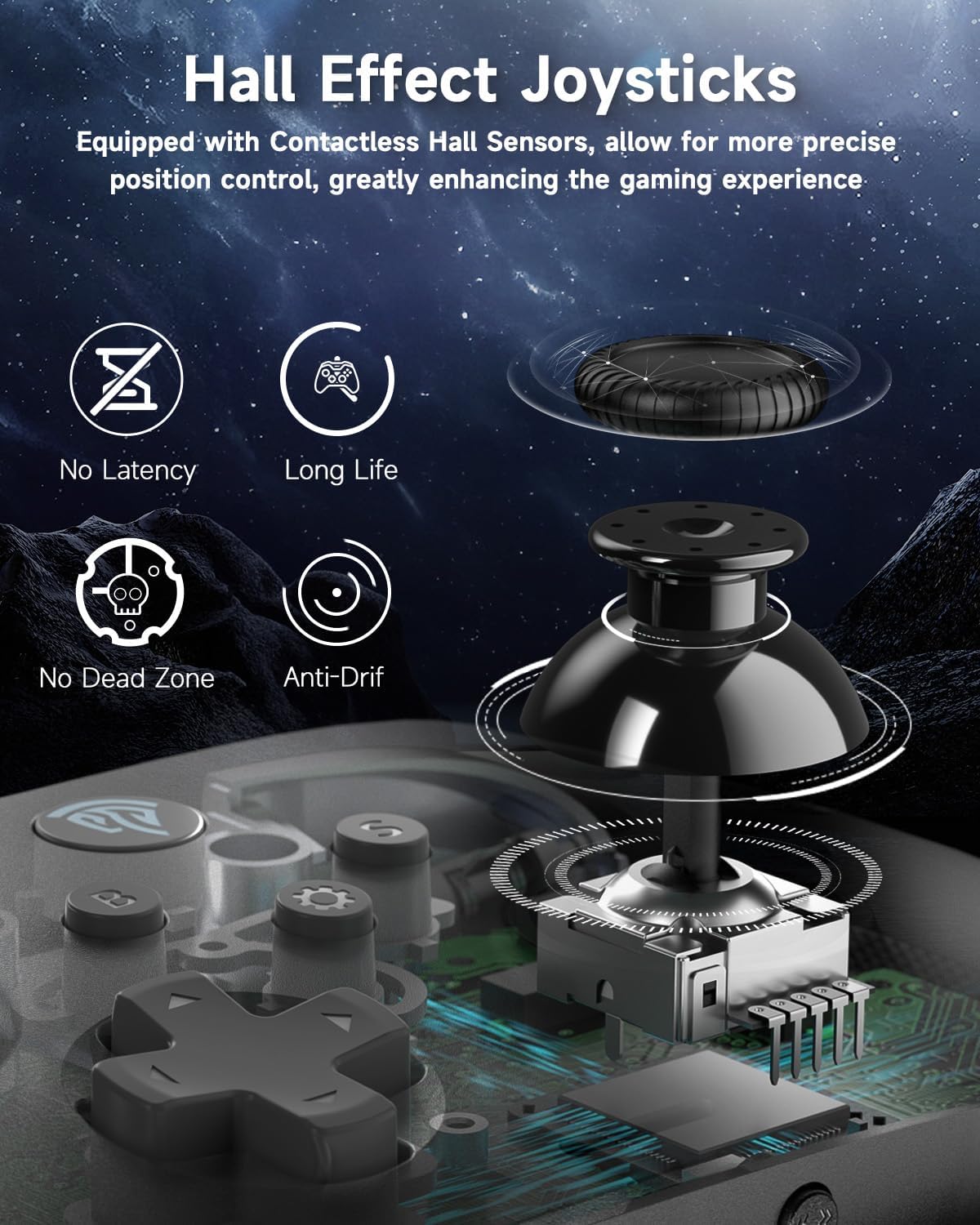 EasySMX X10 PC kontroler z wyzwalaczami Hall Triggers i