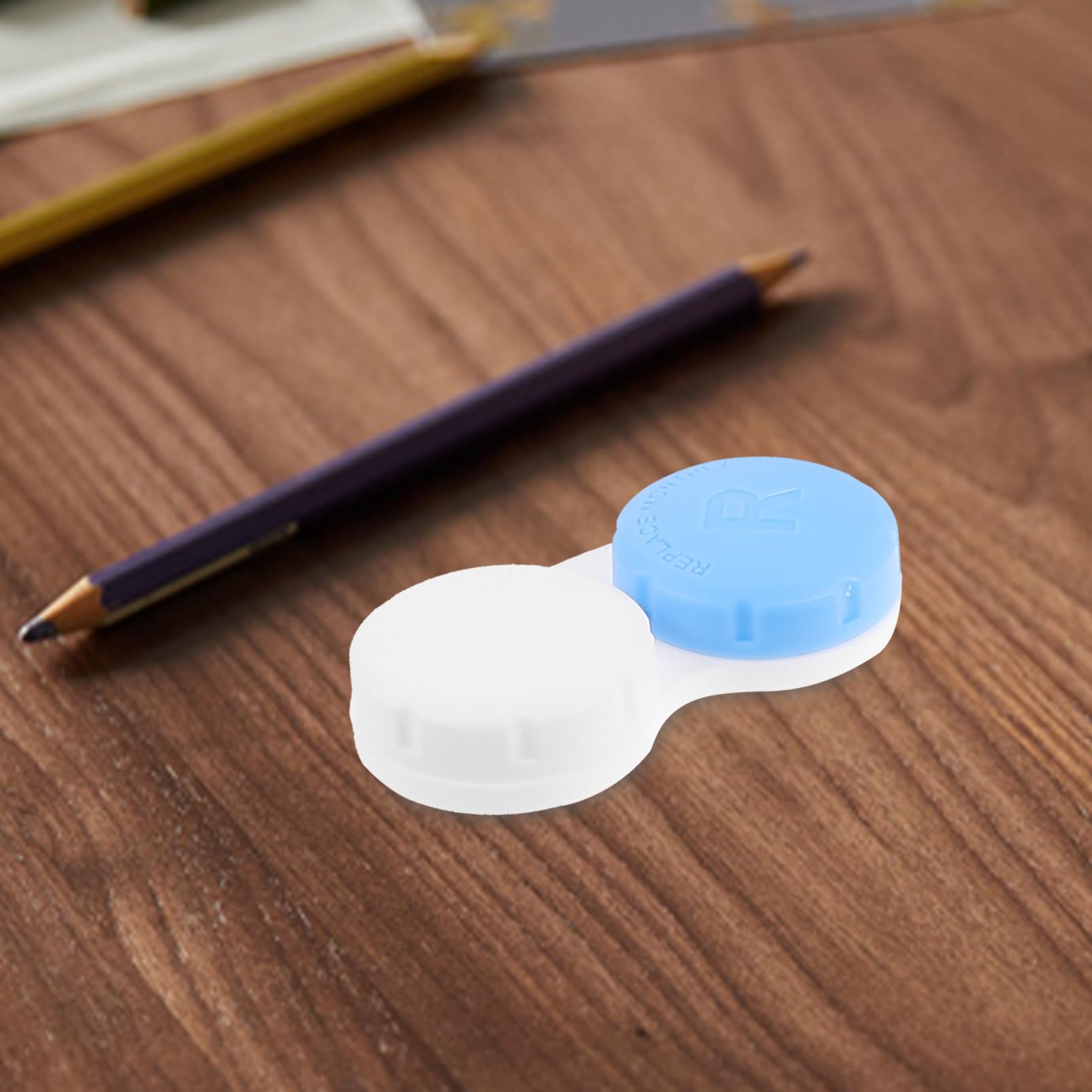 5 Series Estuche para Lentes De Contacto Contenedor De Lentes Cosméticos Ojo Organizador De Lentes De Contactos Caso Pequeño Porta Lentes De Bolsillo El Plastico 12 Piezas X 5