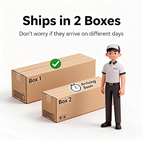 Miniatura 9 de Caseta para Perros Grandes 10x6x7.7 pies al Aire Libre, Caseta para Perros Resistente para Exterior con Techo, Puerta de Seguridad con Cierre