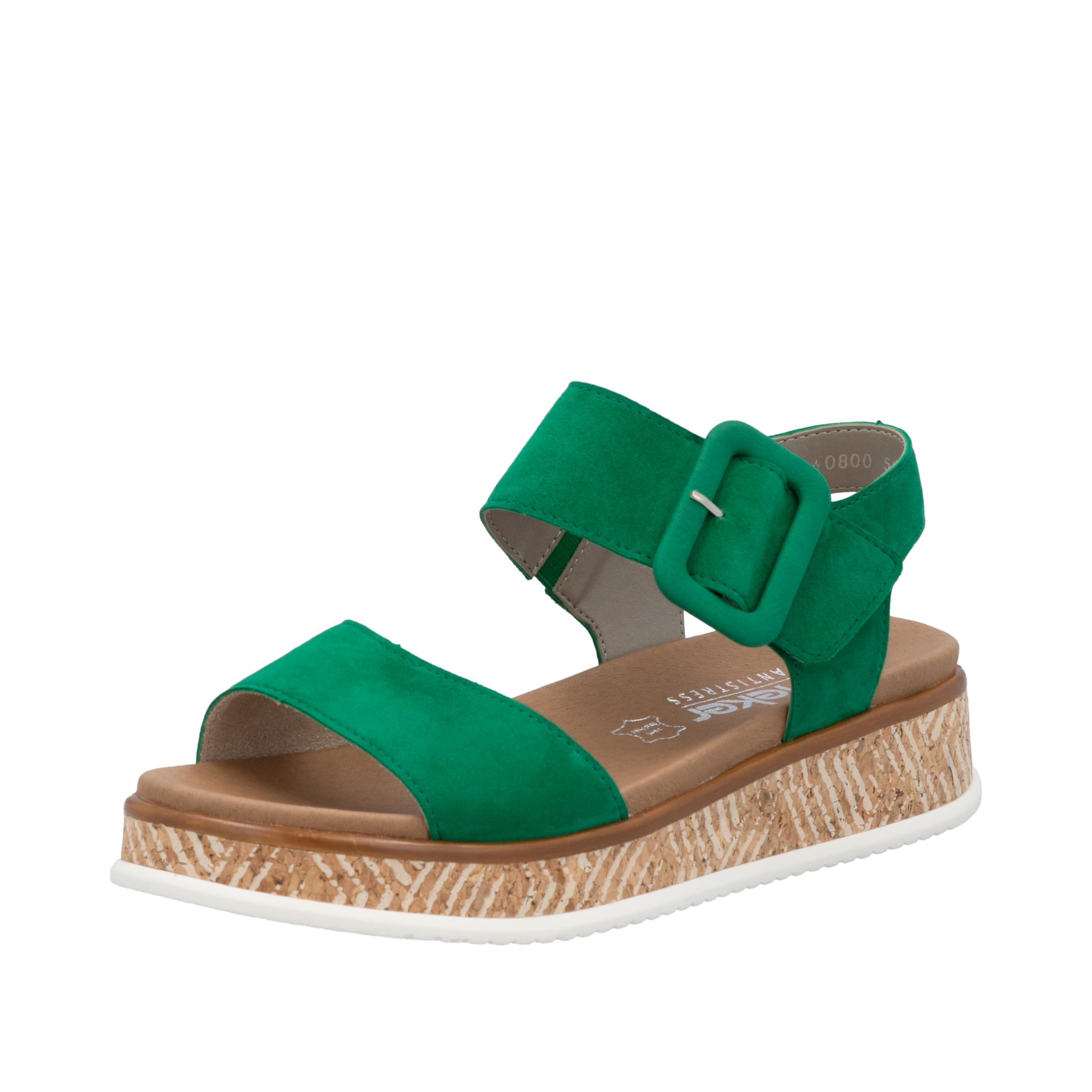 Rieker Women's Green Evolution Adjustable Sandals W0800 - Uk 5