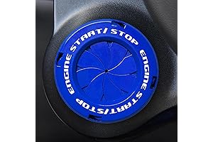 Premium Finish Rotary Push Start Button Cover for Enhanced Vehicle Aesthetics