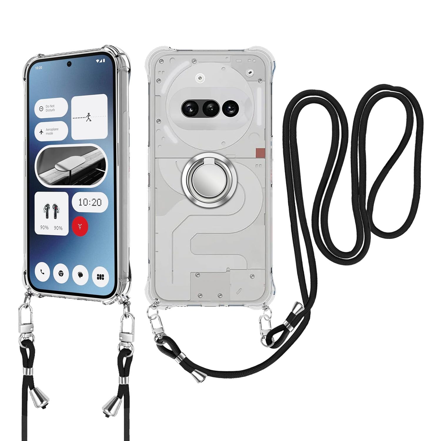 【美品】Nothing phone3a 256GB+ケース Amazon.co.jp: Nothing phone 3a ケース クリア ショルダー Nothing