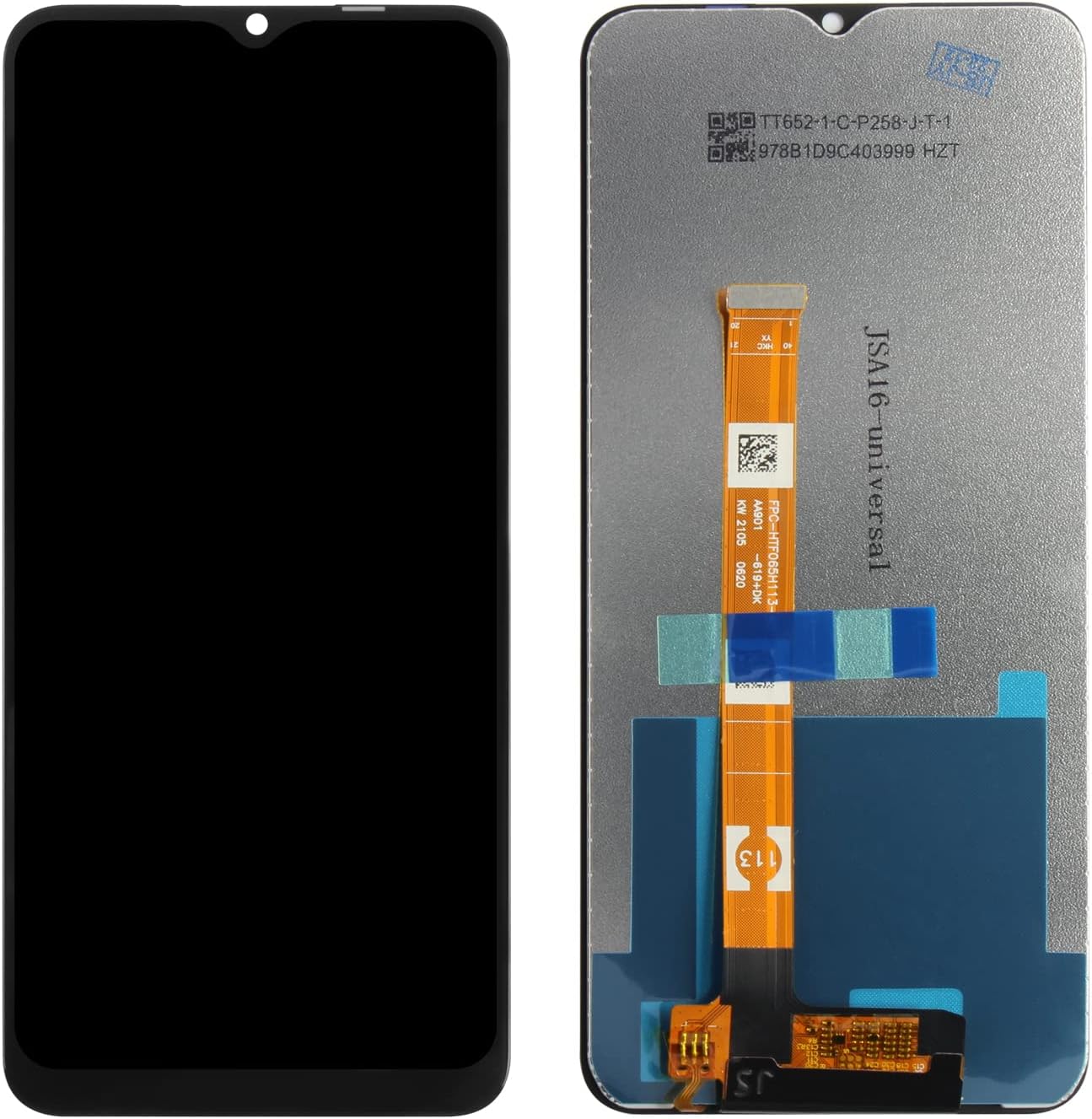 Pantalla LCD De Repuesto Para OPPO A16 Y A16s - 6.52 Pulgadas, Kit Completo Con Herramientas, Compatible Con CPH2269/CPH2271