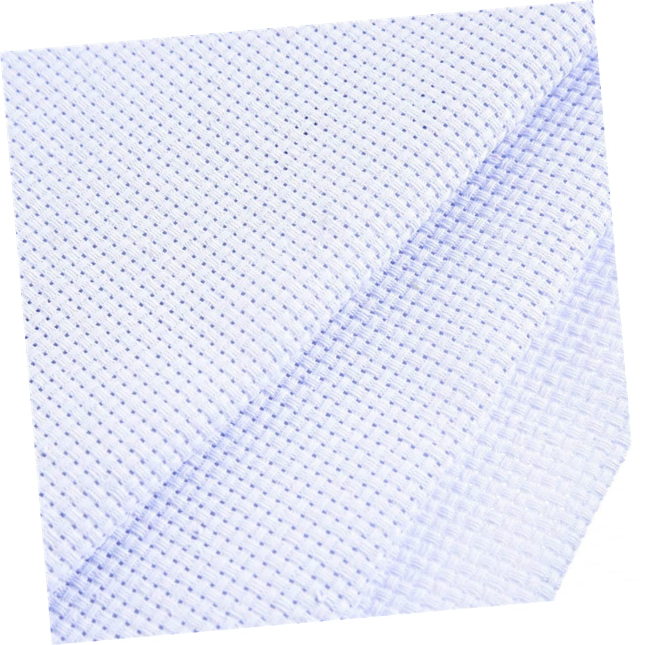 VILLCASE Embroidery Fabric Cotton 10pcs White Embroidery Fabric 11ct Counted Cross-Stitch Cloth for DIY