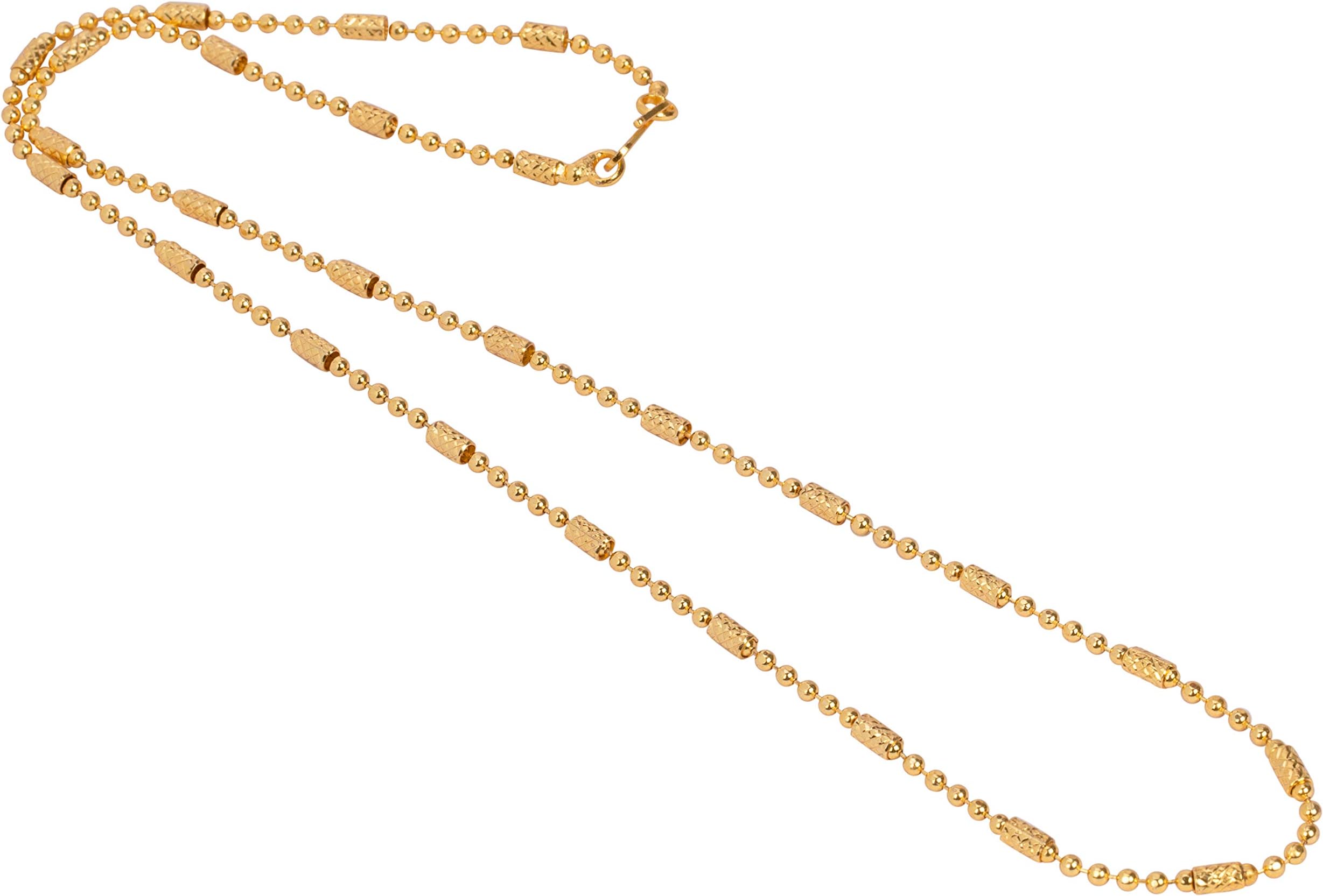 AanyaCentric1 Gram Gold Jewellery Chains For Men Boys Accessories Women Antique Fashion Jewelry Girls Necklace