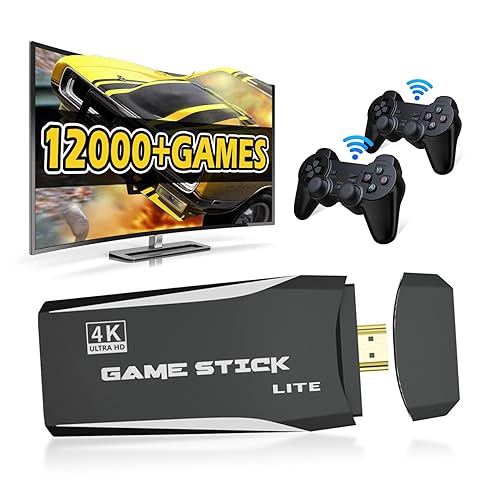 Miniatura 1 de Retro Game Console S2,Plug and Play Retro Game Stick Preinstalled with 12000+ Retro Stick Games,9 Classic Emulators,Mini and Portable Emulator