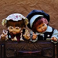 Vista 2 de NUOBESTY 20 piezas de mini gafas de muñeca accesorios de vestir - Pequeños anteojos y gafas para muñecas mini