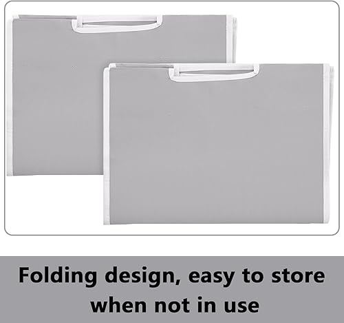 Miniatura 7 de Bonuci 2 bolsas de repuesto para clasificador de ropa sucia, cesta de repuesto extraíble, organizador de almacenamiento de lavandería, sin ganchos,