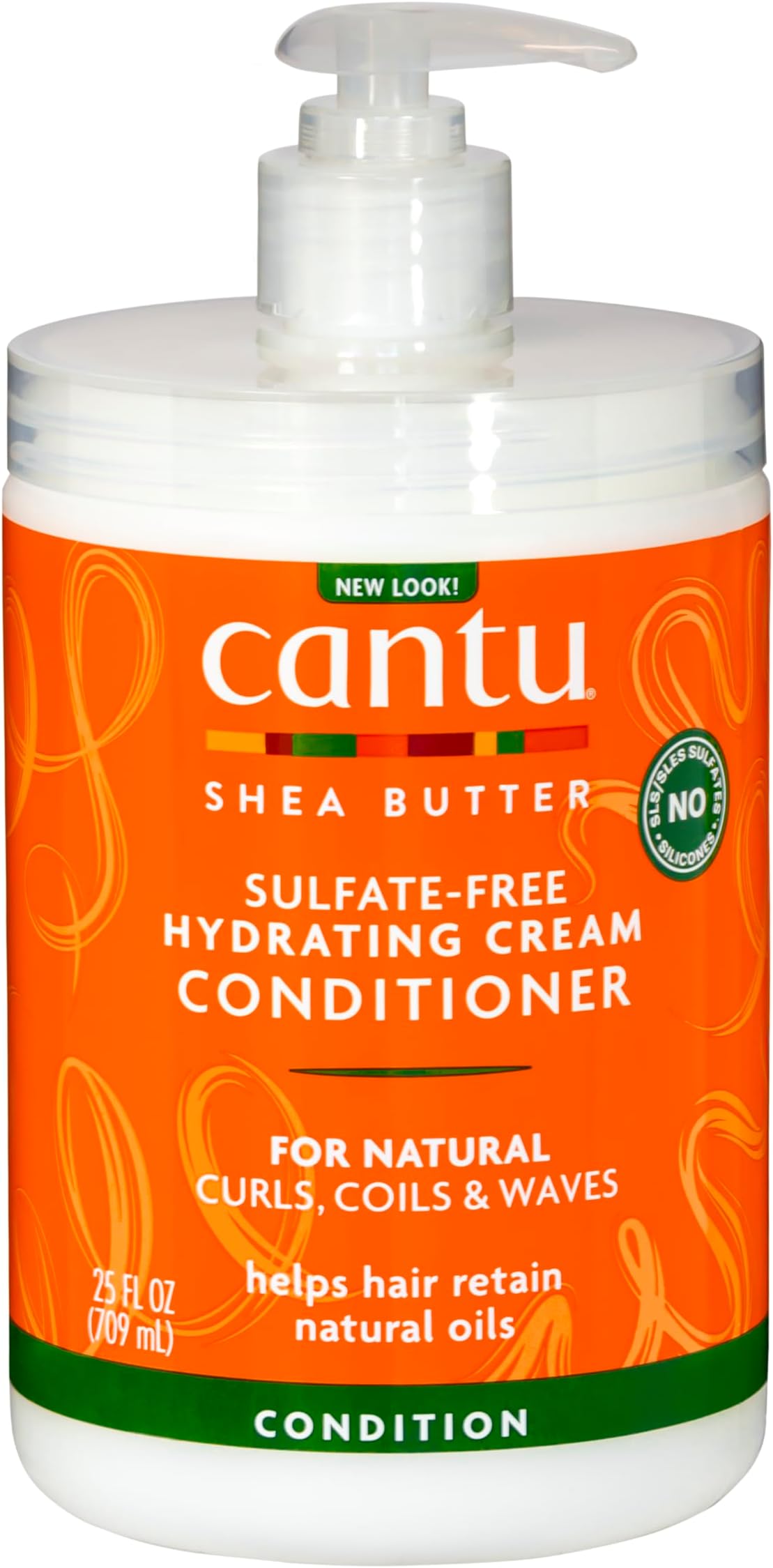 Shea Butter for Natural Hair Sulfate- Hydrating Cream Conditioner, 25 Ounce