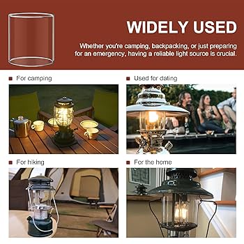 Amazon.co.jp: 燃料ランタン用ガラスグローブ 大型 交換用