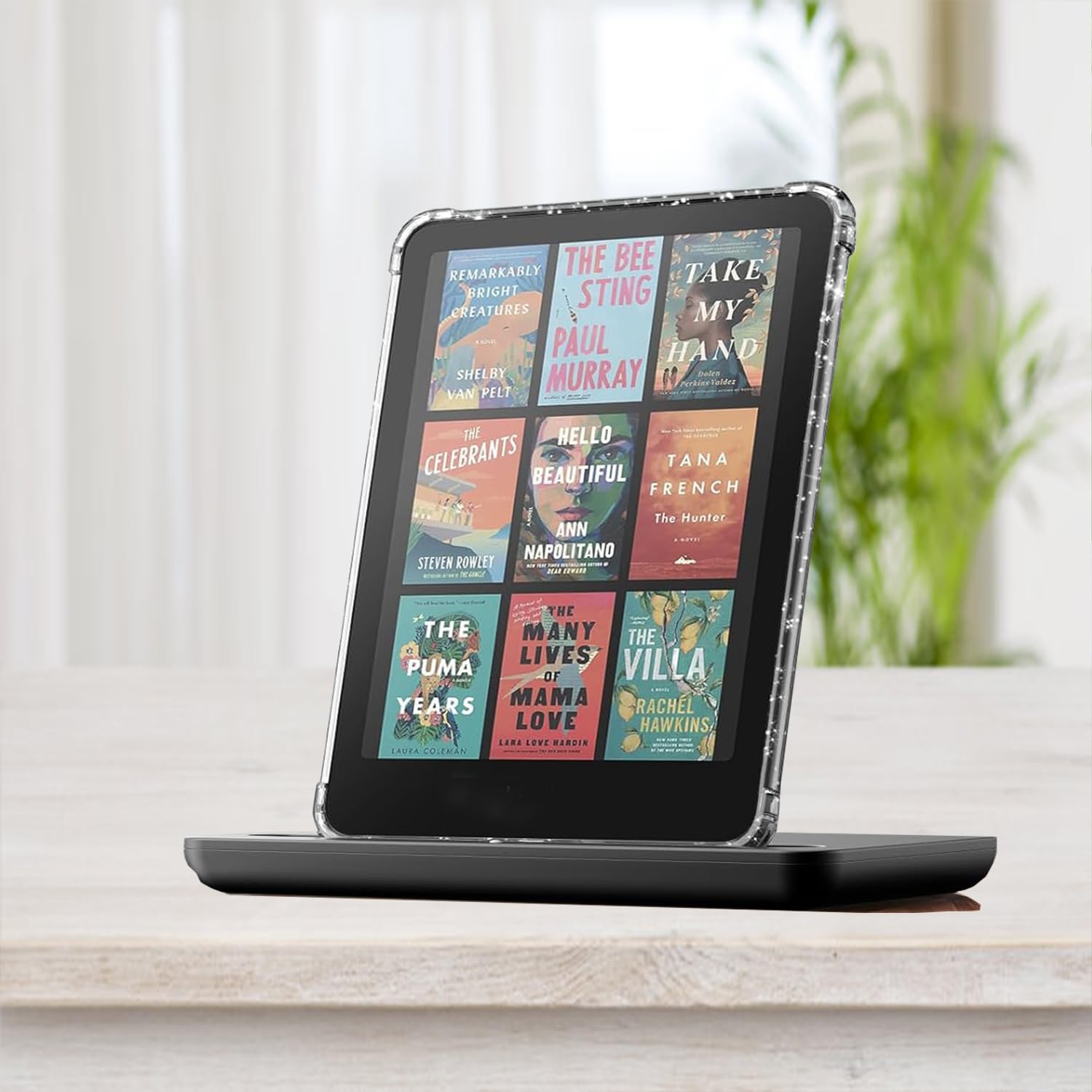 VoviPO Przezroczyste etui do Kindle Paperwhite i Paperwhite Signature Edition (12. generacja, 2024), miękka, elastyczna skóra TPU, wzmocniona tylna strona z rogiem