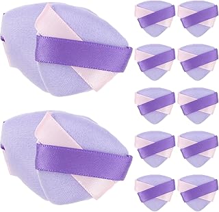 20pcs Mini Triangle Powder Puff Velour Makeup...
