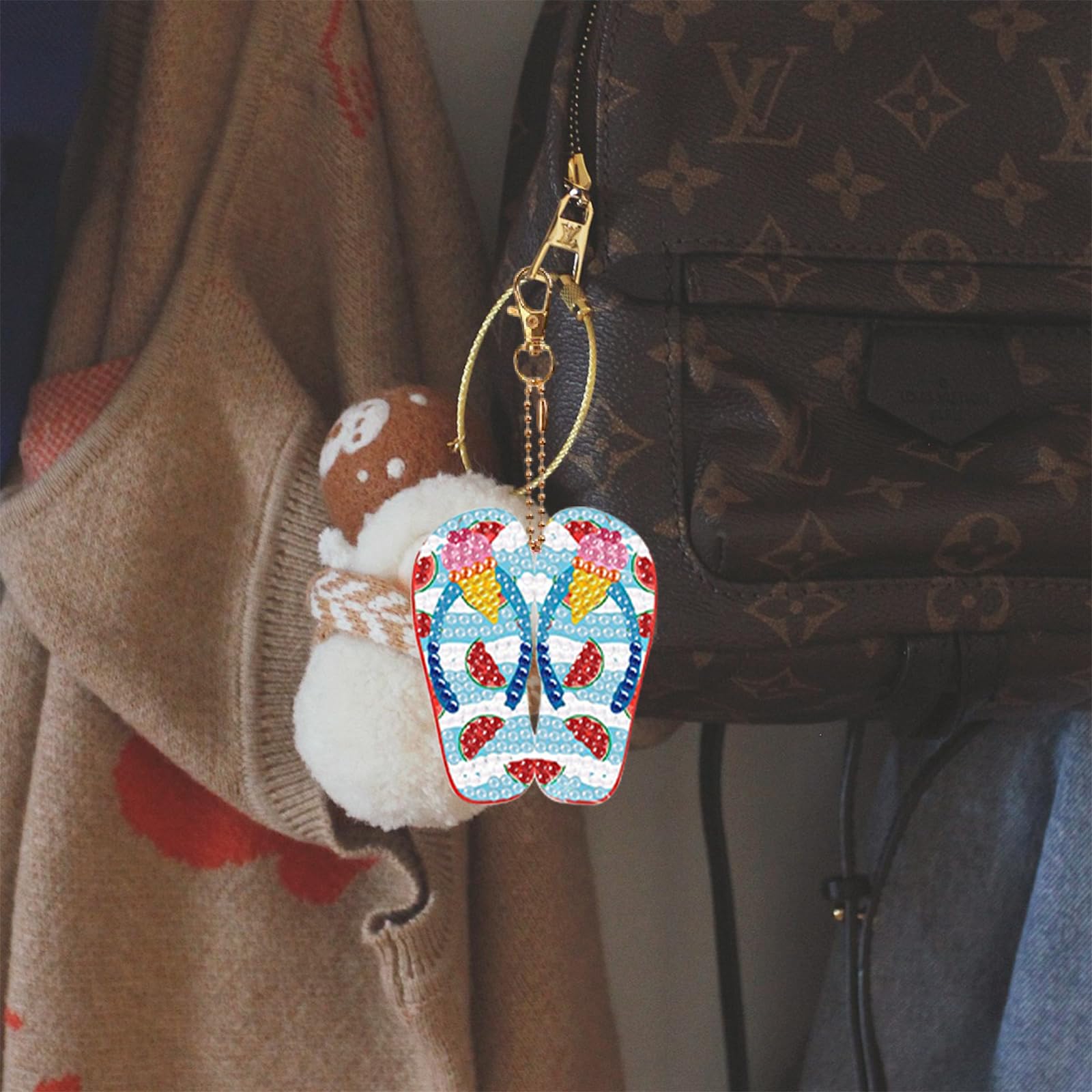 Kit Diamond Painting 5D Per Bambini - Con Cornice E Portachiavi, Motivo Unicorno, Regalo Per 6-12 Anni - Foto 11