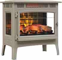 Duraflame Electric Infrared Quartz Fireplace Stove with 3D Flame Effect,  French Gray : Amazon.ca: Tools u0026 Home Improvement